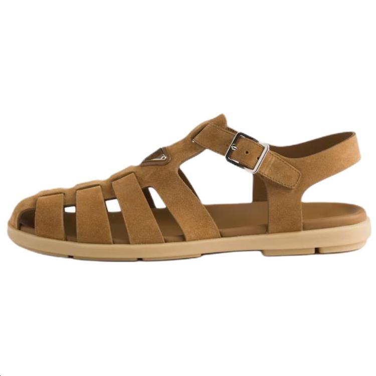 Prada Prada Roman Sandals Men's Brown