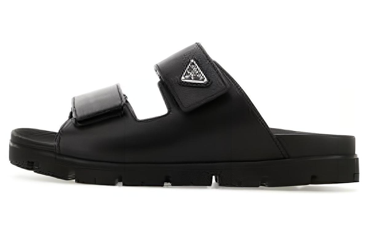 Prada Prada Leather Strap Sandals