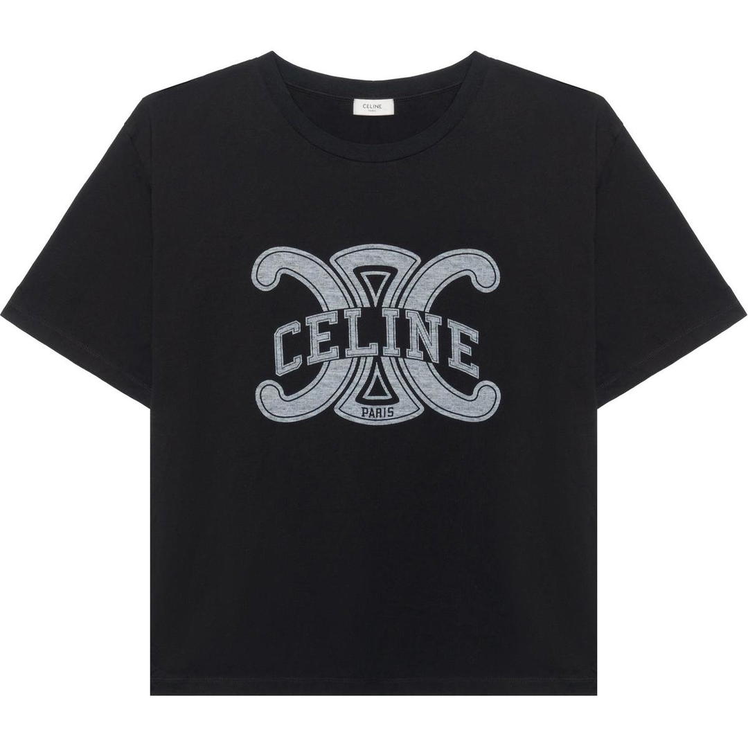 Celine CELINE T Shirts Women's Black