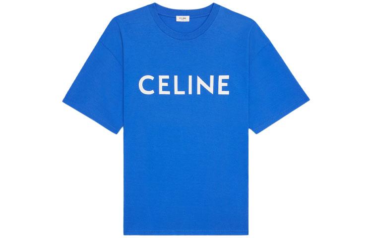 Celine Celine T Shirts Men Blue