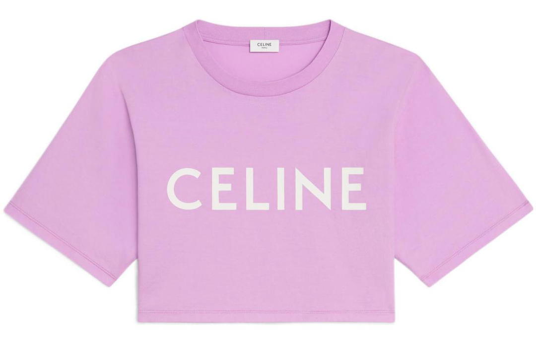 Celine CELINE SS22 Crop Tops Women's Purple