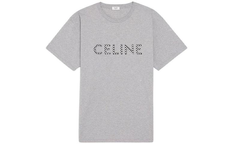Celine Celine T Shirt Men's Mixed Gray