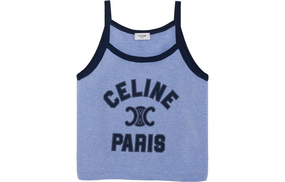 Celine CELINE Tank Tops Women's Blue