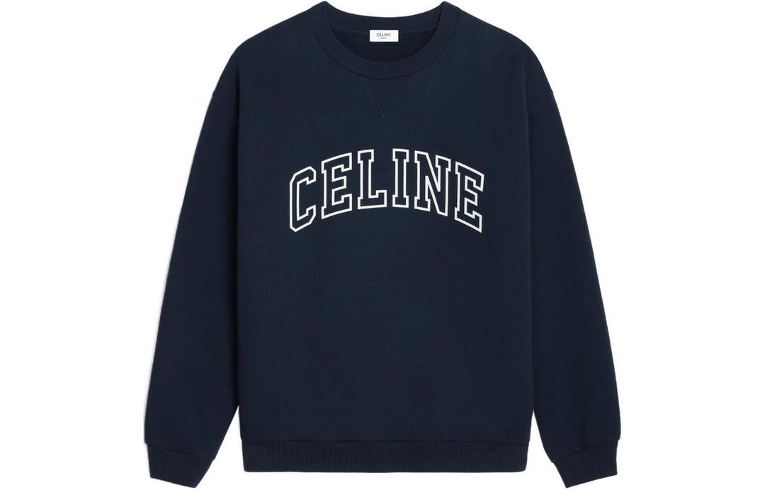 Celine Celine Loose Sweatshirt In Cotton Fleece