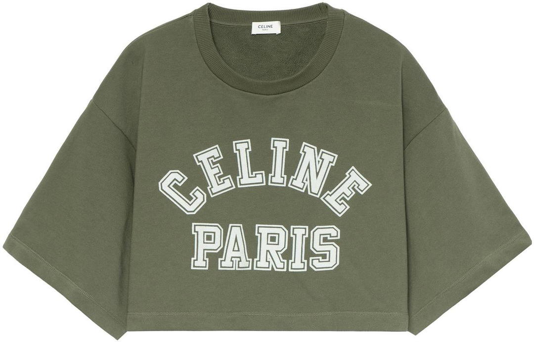 Celine CELINE Crop Tops Women's Green