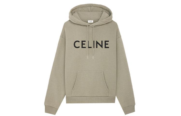 Celine CELINE Sweatshirts Men Khaki