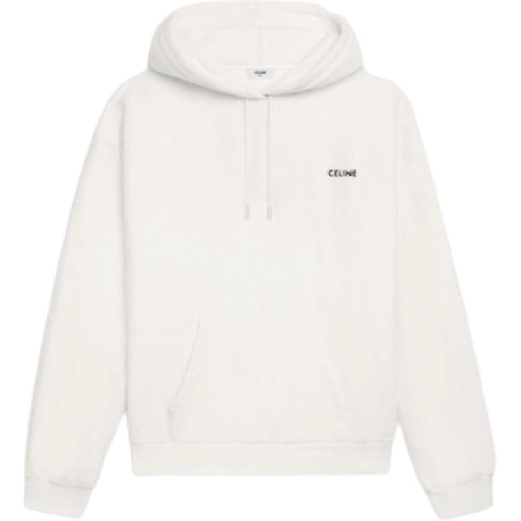 Celine Celine Loose Celine Hoodie In Terry Cotton
