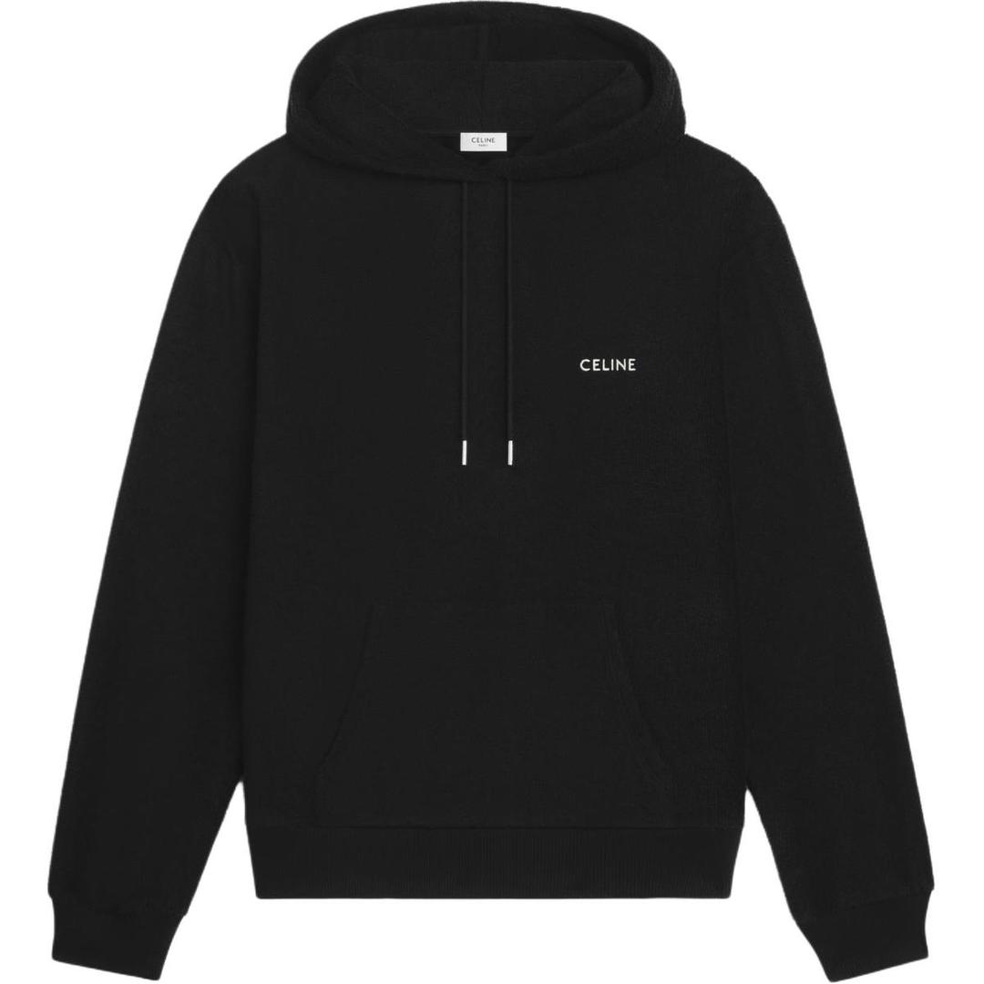 Celine Celine Loose Hoodie In Cotton Terry