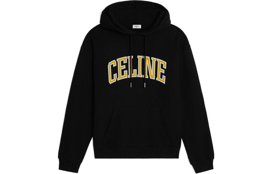 Celine Celine Loose Hoodie In Cotton Fleece