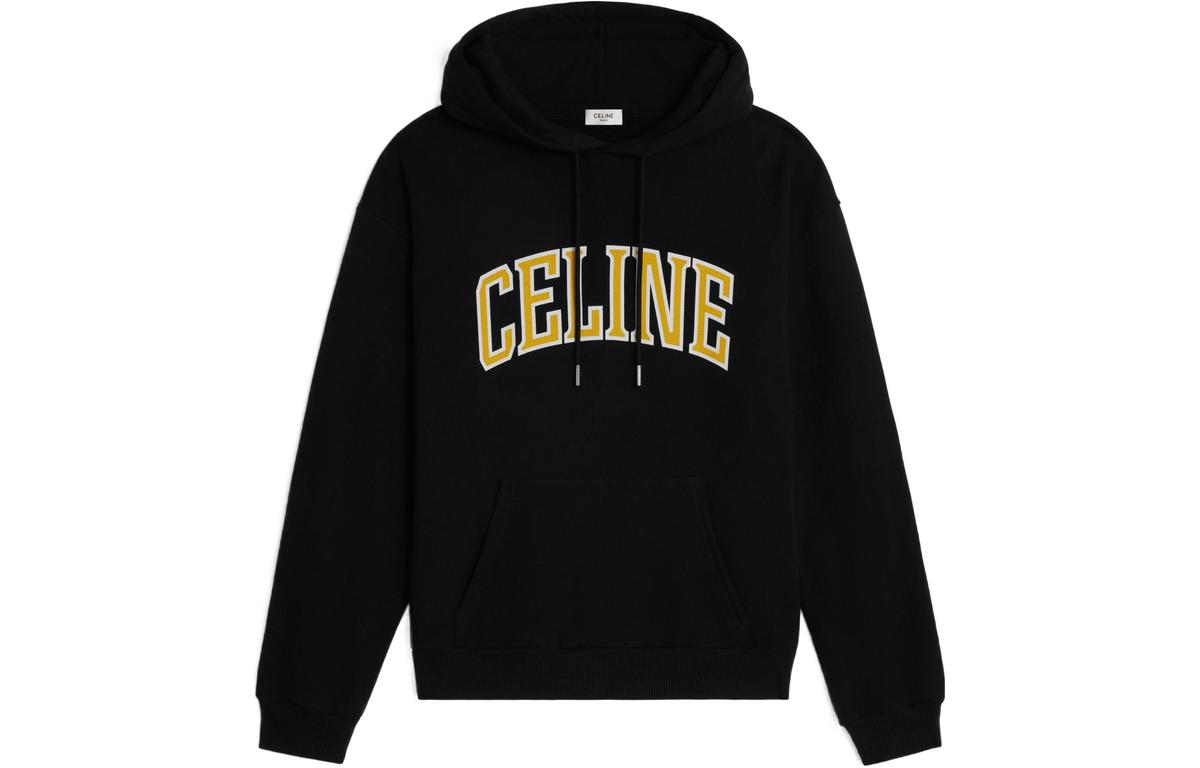 Celine Celine Loose Hoodie In Cotton Fleece