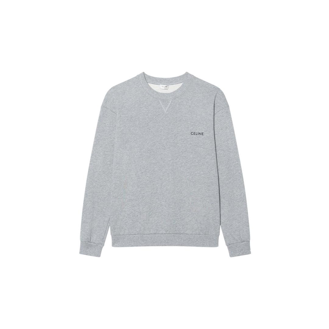 Celine Celine Loose Sweatshirt In Cotton Fleece