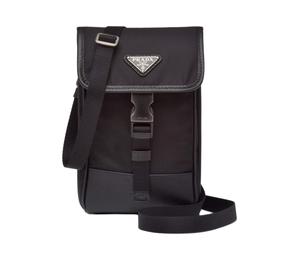 Buy Prada Recycled Nylon One Shoulder Crossbody Cell Phone Pouch Men's Black at Sasom – Authentic and Ready to Ship