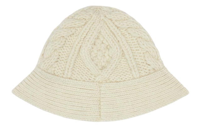 Celine Celine Triomphe Cloche Beanie - white - view 2