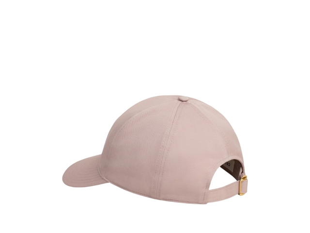 Celine Celine Triomphe Baseball Cap In Cotton Gabardine Blush - view 4