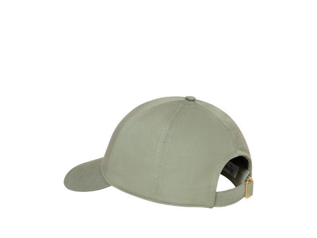 Celine Celine Triomphe Baseball Cap In Cotton Gabardine Sauge - view 4