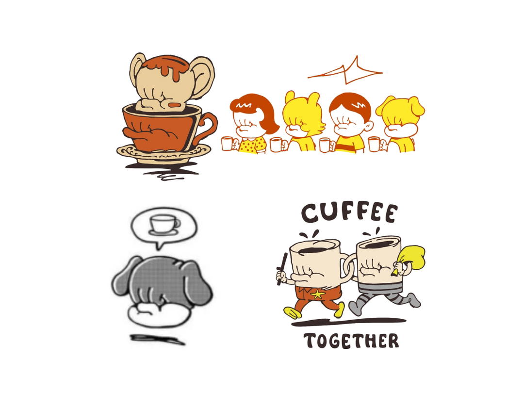 2choey 2choey x C.P.S. Coffee (Set Of 4)