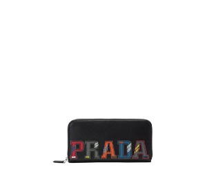 Buy Prada Zip-Around Wallet Black at Sasom – Authentic and Ready to Ship