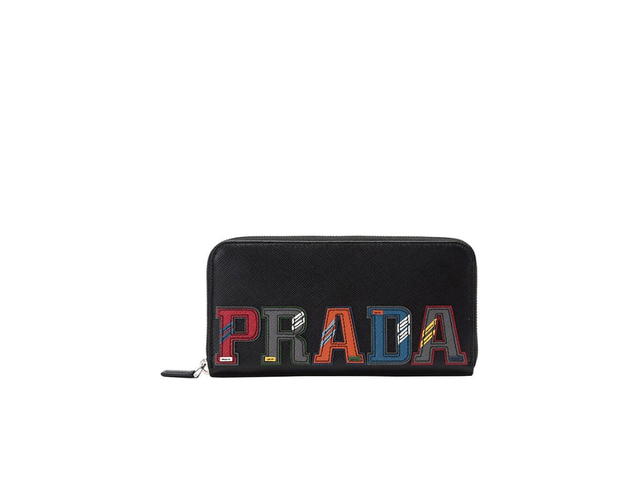 Prada Prada Zip-Around Wallet Black - view 1