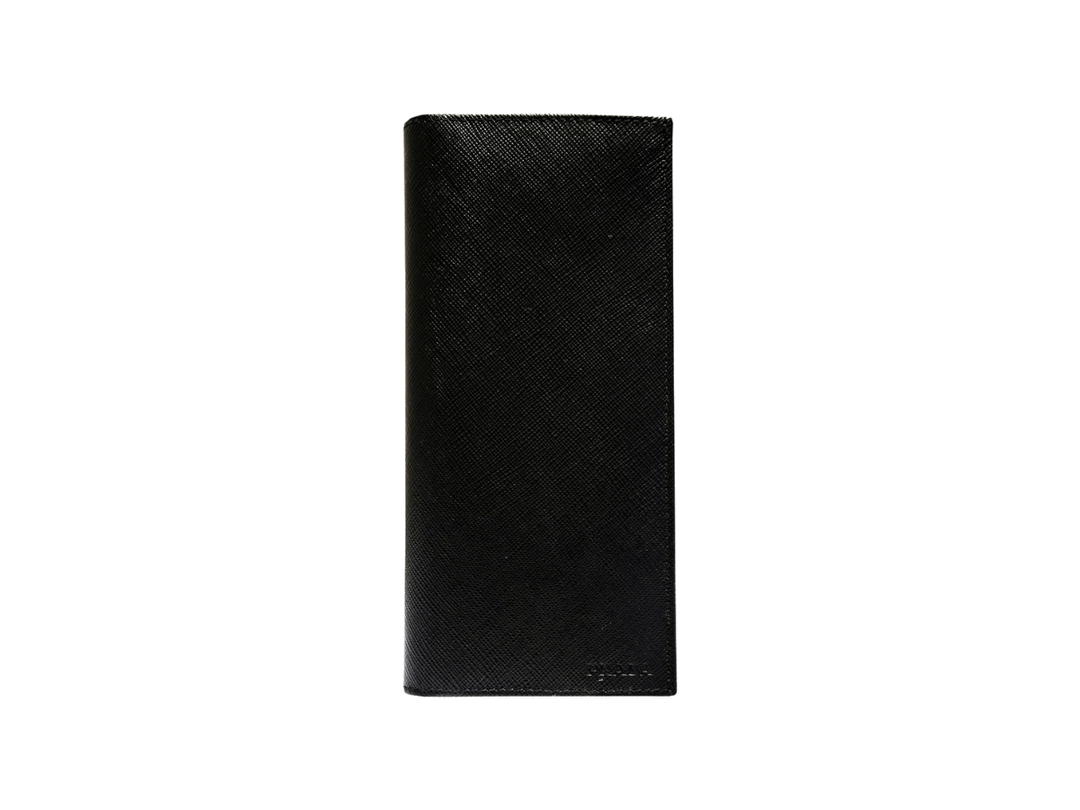 Prada Prada Saffiano Leather Wallet Black Nero