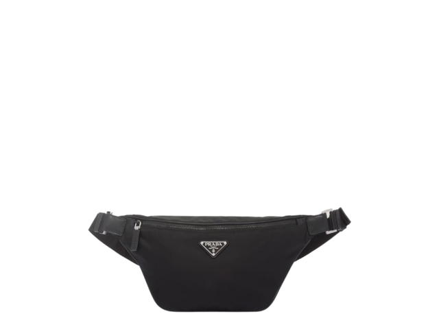 Prada Prada Re-nylon And Saffiano Leather Belt Bag Black - view 1