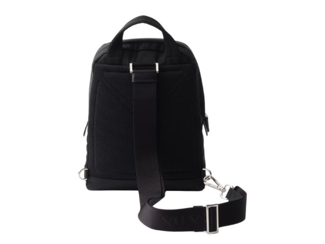 Prada Prada Re-nylon And Saffiano Leather Backpack Black - view 2