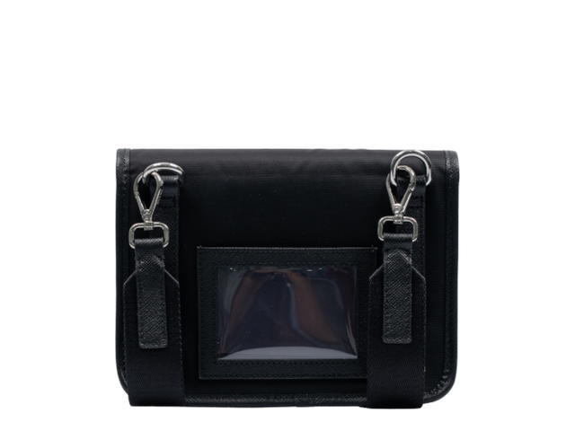 Prada Prada Re-Nylon And Saffiano Leather Smartphone Case Black - view 2