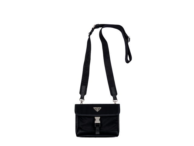 Prada Prada Re-Nylon And Saffiano Leather Smartphone Case Black - view 4