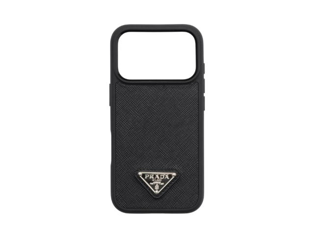 Prada Prada Saffiano Leather Case For Iphone 17 Pro Black - view 1