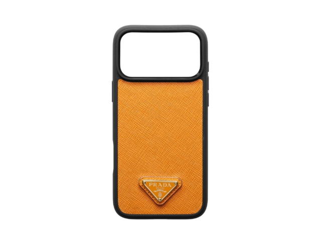 Prada Prada Saffiano Leather Case For iPhone 17 Pro Max Amber - view 1