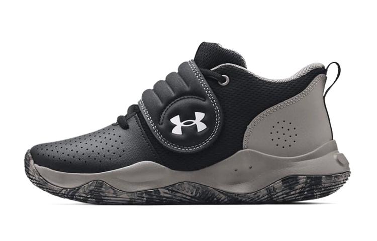 Under Armour Under Armour Zone BB Anti Slip Wear Resistant Low Top Performance Basketball Shoes Black Gray Teenagers