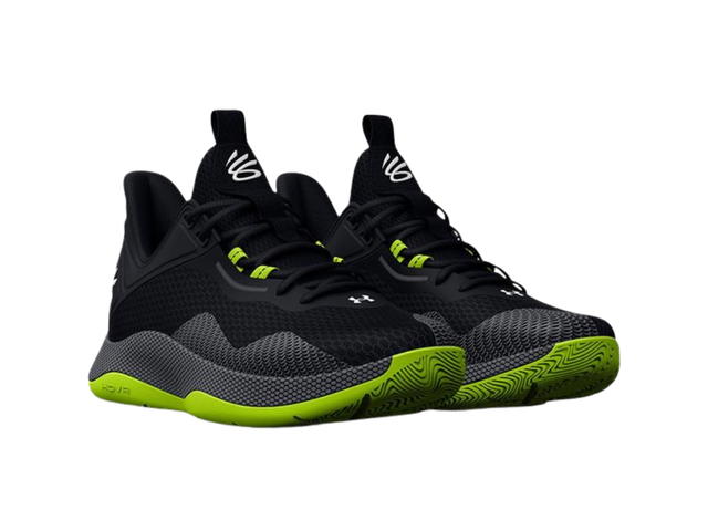 Under Armour Under Armour Curry 2 Hovr Splash Black Green - view 3