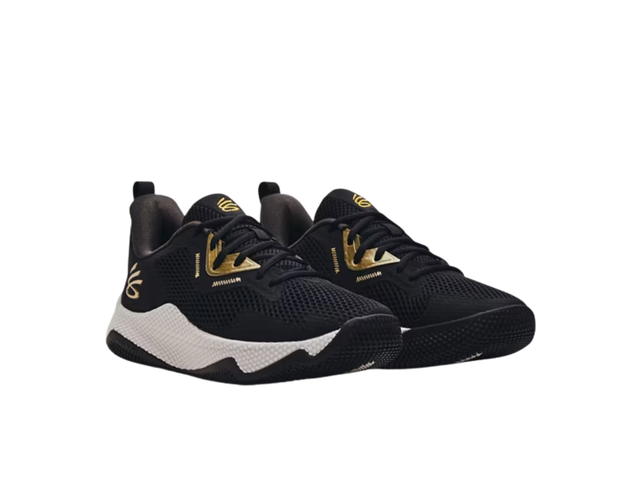 Under Armour Under Armour Curry 3 Hovr Splash Black Metallic Gold - view 3