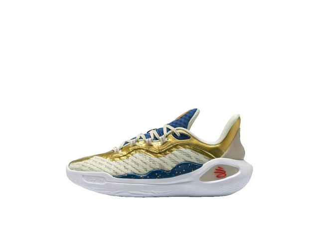 Under Armour Under Armour Curry 11 Yellow Blue - view 2
