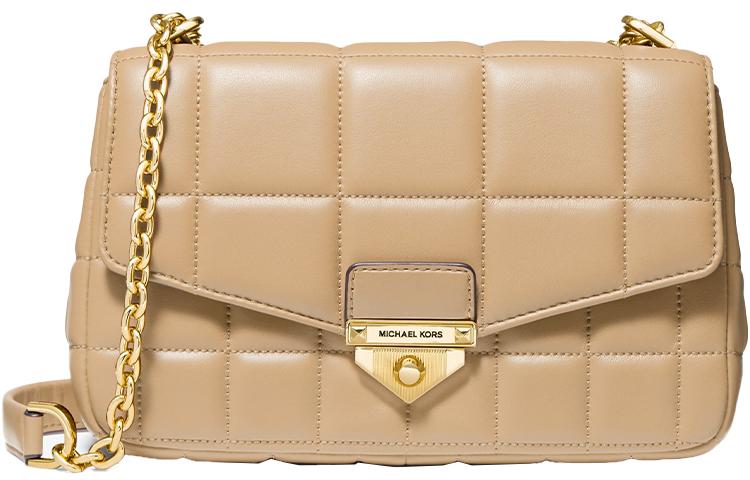 Michael Kors MICHAEL KORS Soho Sheepskin Crossbody Bag Shoulder Bag Women's Camel