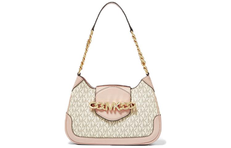 Michael Kors MICHAEL KORS Hally Cow Leather Crossbody Shoulder Bags Women's Vanilla White