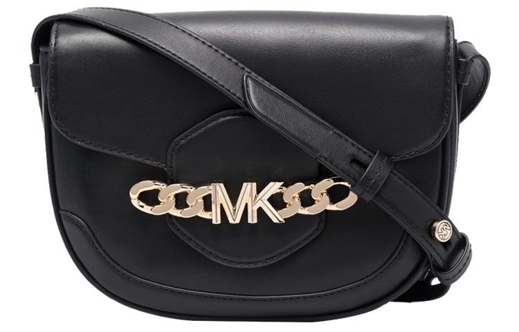 Michael Kors MICHAEL KORS Hally Leather Portable Crossbody Bag Shoulder Bag Women's Black