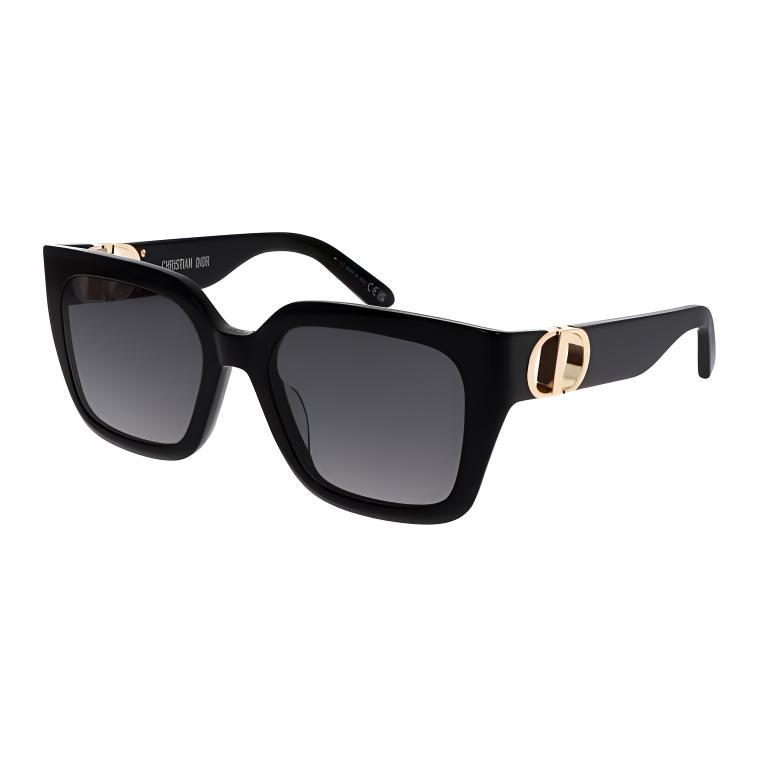 Dior Dior Irregular Shape Sunglasses Women's Black