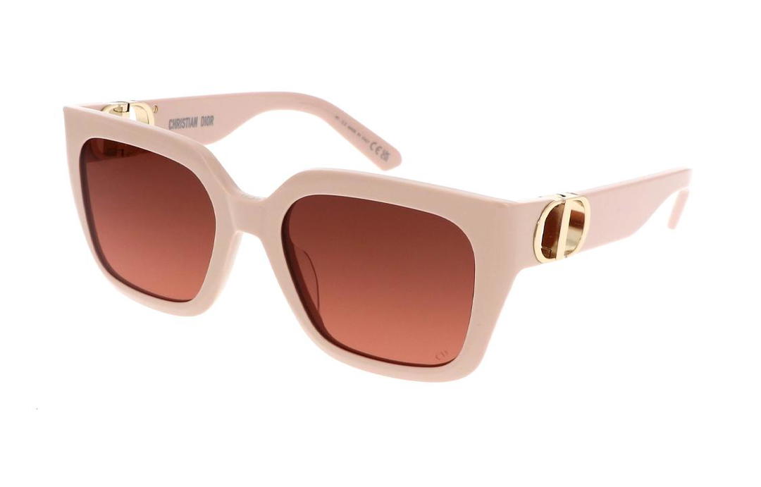 Dior Dior Acetate Metal Irregular Shape Sunglasses Unisex Pink
