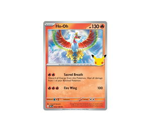 Buy Pokemon Ho-Oh R [30C 012/128] Mega Evolution "30th Celebration" (EN) at Sasom – Authentic and Ready to Ship