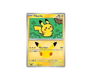 Buy Pokemon Pikachu PKR [30C 034/128] Mega Evolution "30th Celebration" (EN) at Sasom – Authentic and Ready to Ship