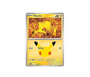 Buy Pokemon Pikachu PKR [30C 035/128] Mega Evolution "30th Celebration" (EN) at Sasom – Authentic and Ready to Ship