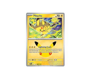 Buy Pokemon Pikachu PKR [30C 051/128] Mega Evolution "30th Celebration" (EN) at Sasom – Authentic and Ready to Ship