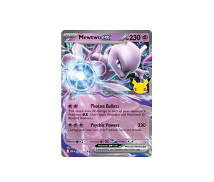 Buy Pokemon Mewtwo ex RR [30C 064/128] Mega Evolution "30th Celebration" (EN) at Sasom – Authentic and Ready to Ship