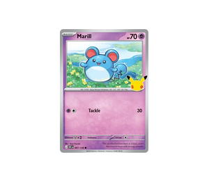 Buy Pokemon Marill C [30C 067/128] Mega Evolution "30th Celebration" (EN) at Sasom – Authentic and Ready to Ship