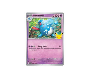 Buy Pokemon Azumarill C [30C 068/128] Mega Evolution "30th Celebration" (EN) at Sasom – Authentic and Ready to Ship