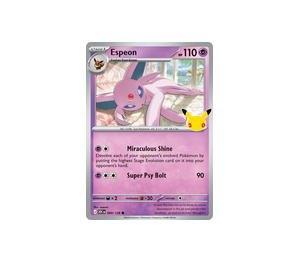 Buy Pokemon Espeon C [30C 069/128] Mega Evolution "30th Celebration" (EN) at Sasom – Authentic and Ready to Ship