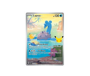 Buy Pokemon Lapras IR [30C 131/128] Mega Evolution "30th Celebration" (EN) at Sasom – Authentic and Ready to Ship