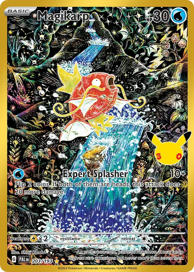 Pokemon Pokemon Magikarp IR [30C 203/193] Mega Evolution "30th Celebration: Classic Collection" (EN)