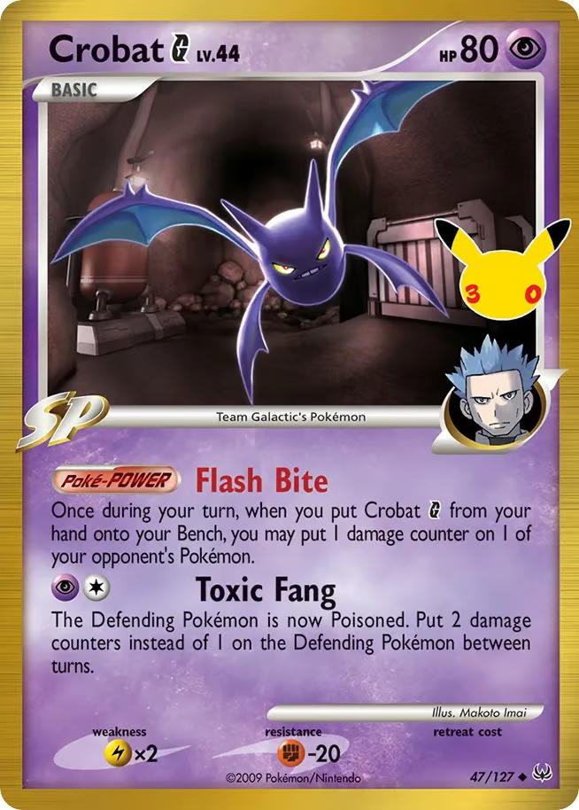 Pokemon Pokemon Crobat G U [30C 47/127] Mega Evolution "30th Celebration: Classic Collection" (EN)
