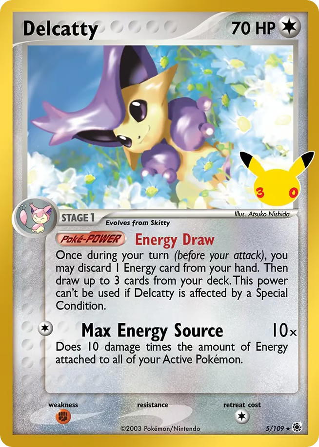 Pokemon Pokemon Delcatty H [30C 5/109] Mega Evolution "30th Celebration: Classic Collection" (EN)